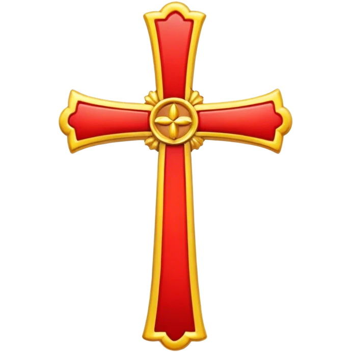 occitanie cross red yellow iPhone type emoji