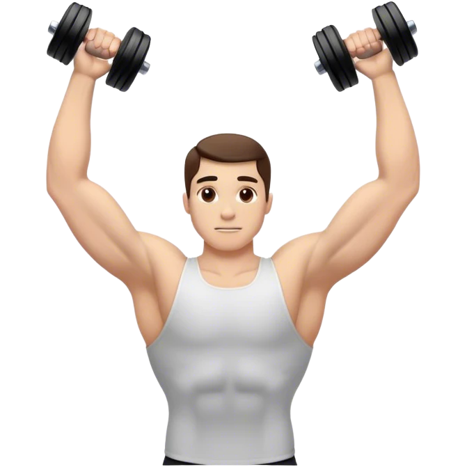 anterior deltoid dumbbell raise emoji