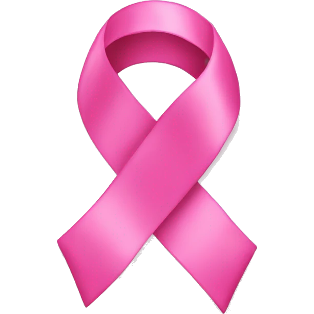 Pink ribbon emoji