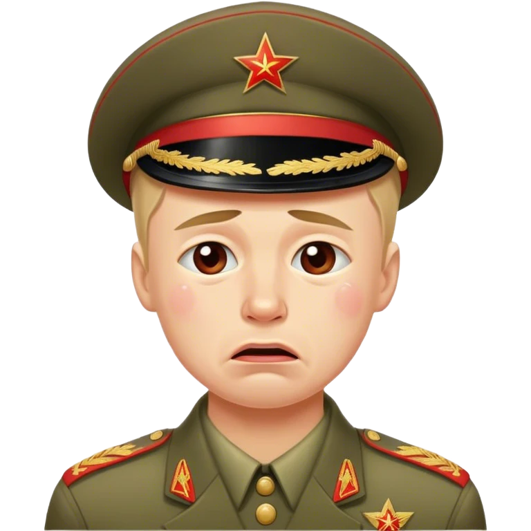 crying soviet soldier emoji