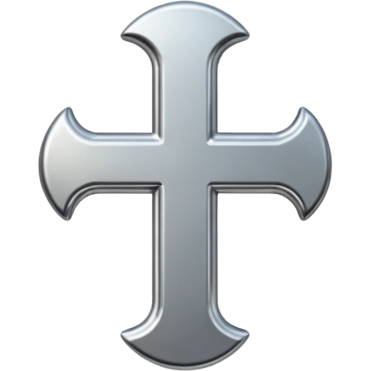 Steel cross emoji