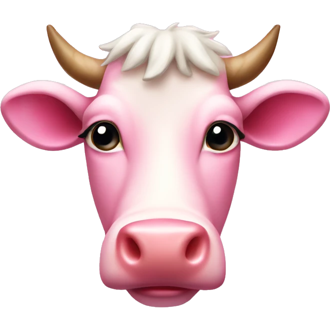 pink cow emoji