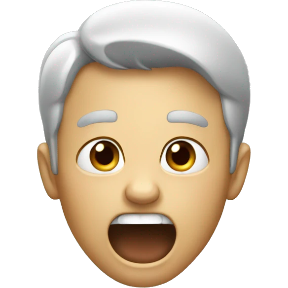 person yelling  emoji