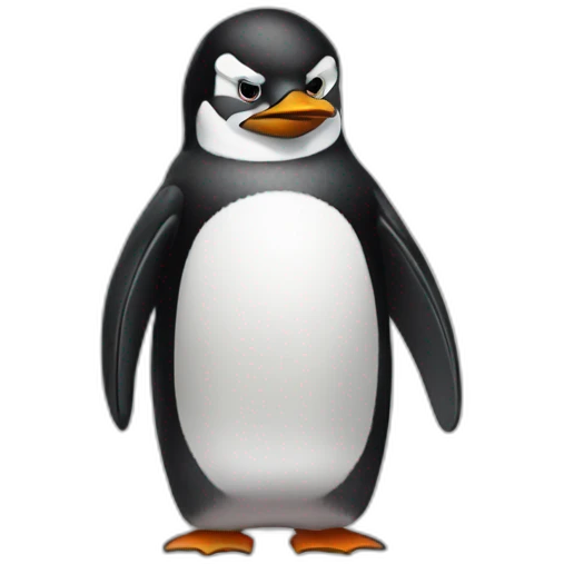 communist penguin emoji