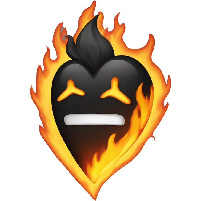 Heart on fire emoji
