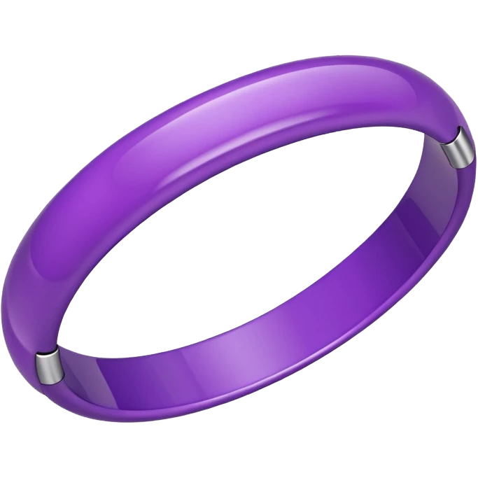 purple bangle emoji