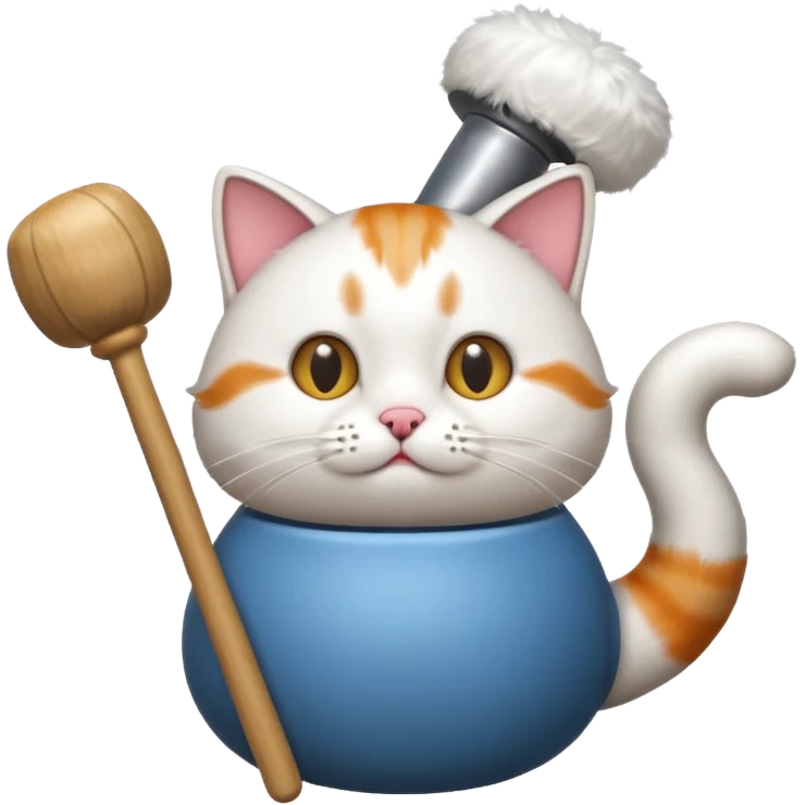 кот с вантузом танцует emoji