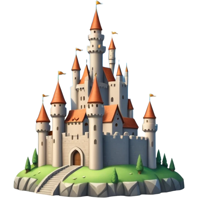 fantasy castle on the sky emoji