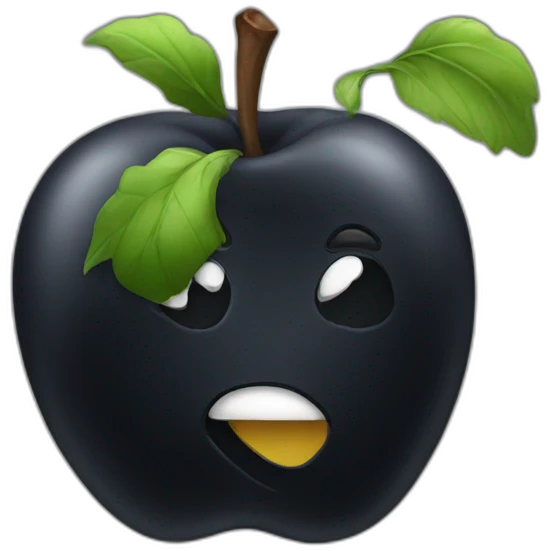 black appl emoji