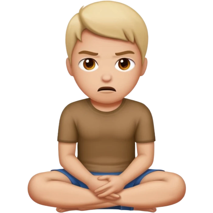 Annoyed fits sitting on face emoji