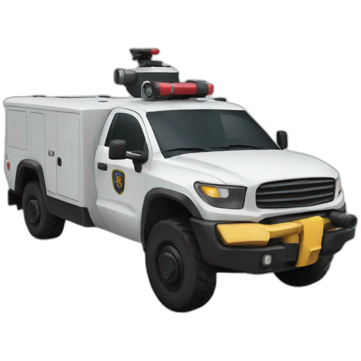 riot control vehicle emoji