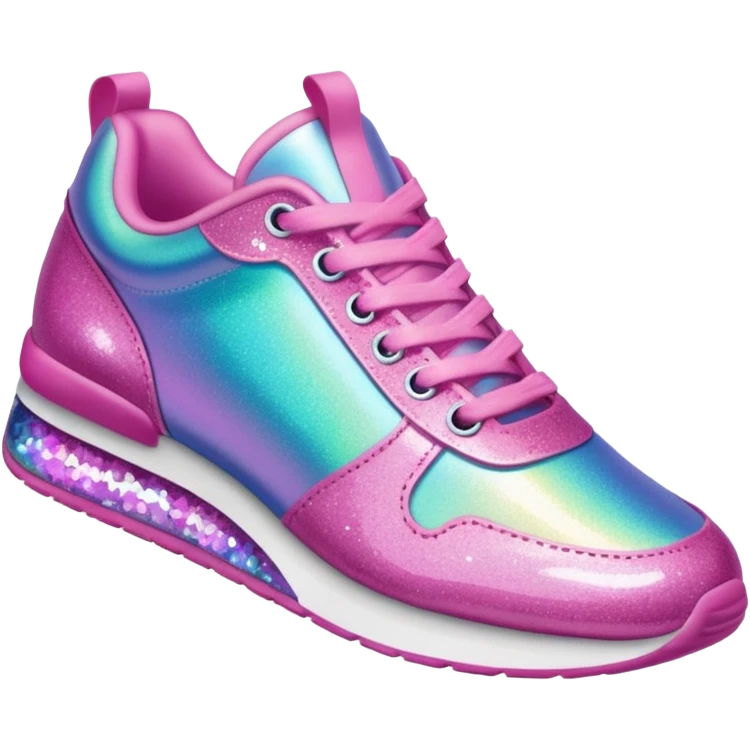 glitter sneakers emoji