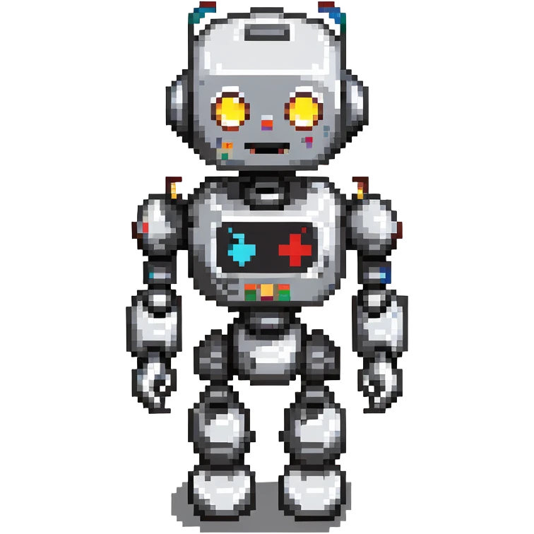 robot kid with customizable features emoji