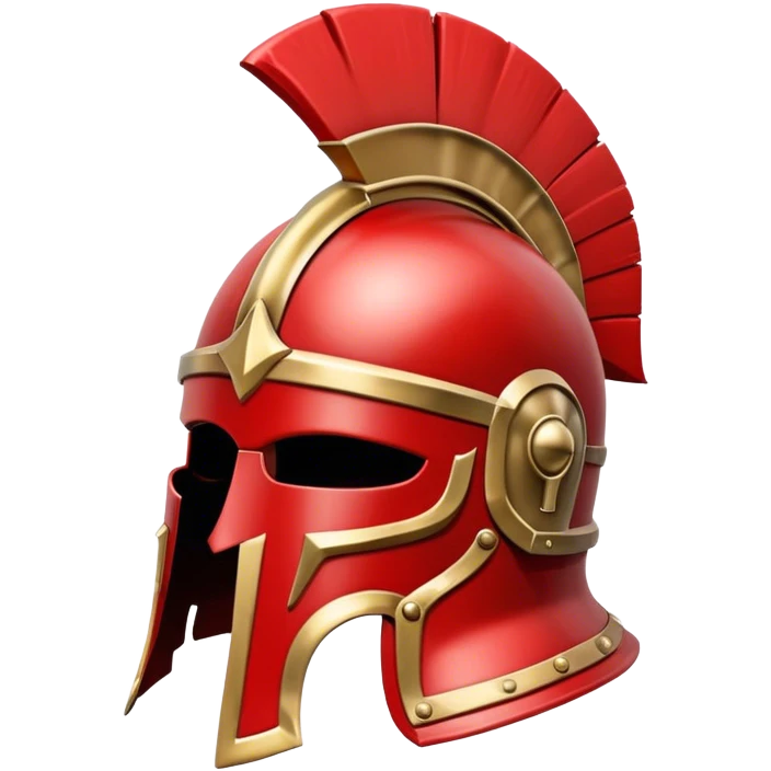 Gladiator Helmet red emoji