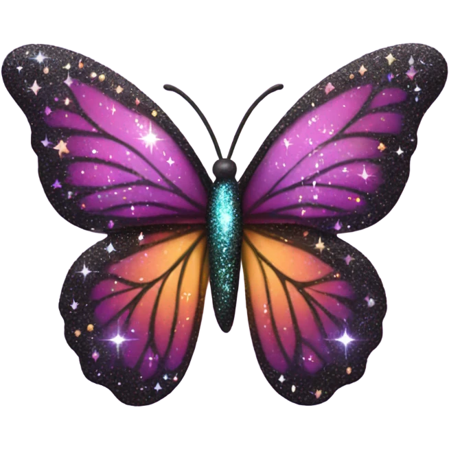 Butterfly with sparkles emoji