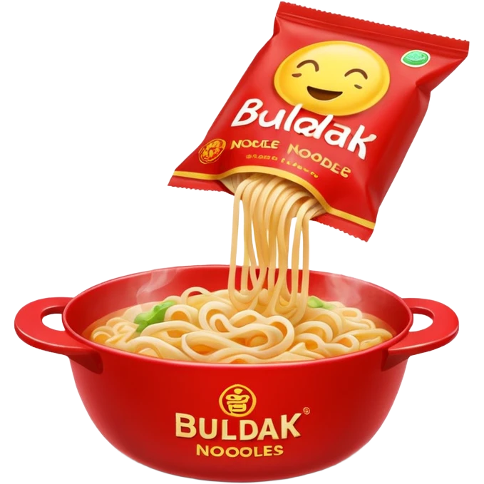 Buldak noodles packet emoji
