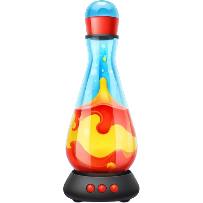 Сделай лавовую лампу настольную emoji