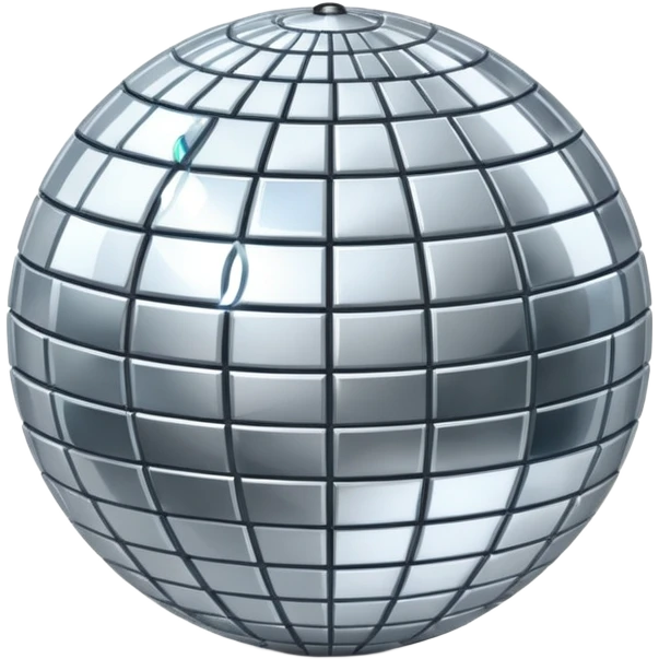 Silver Discoball emoji