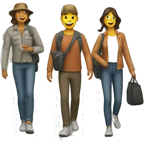walking tour emoji