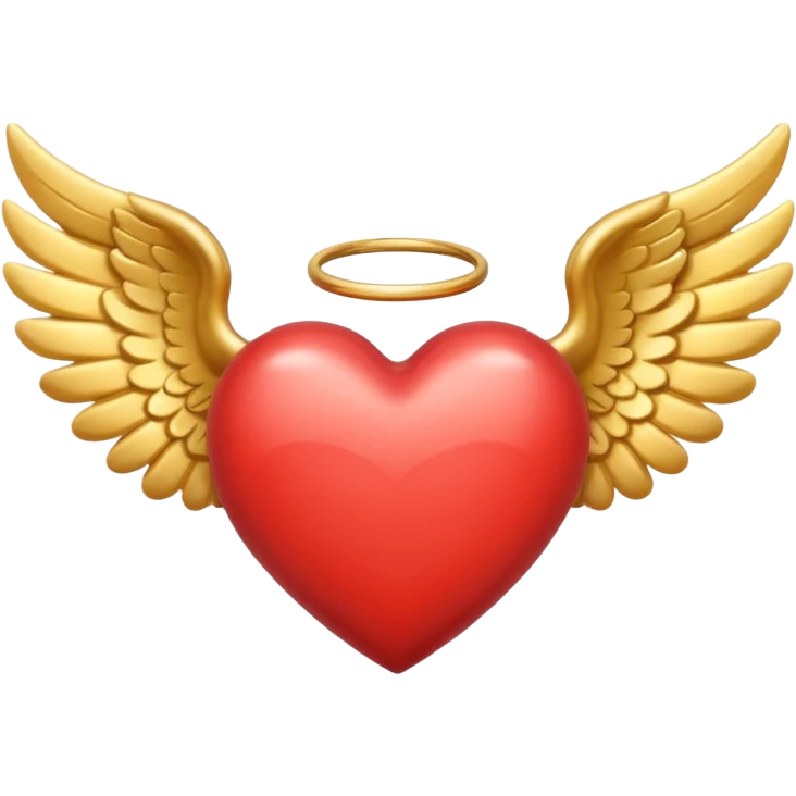 heart with angel wings emoji