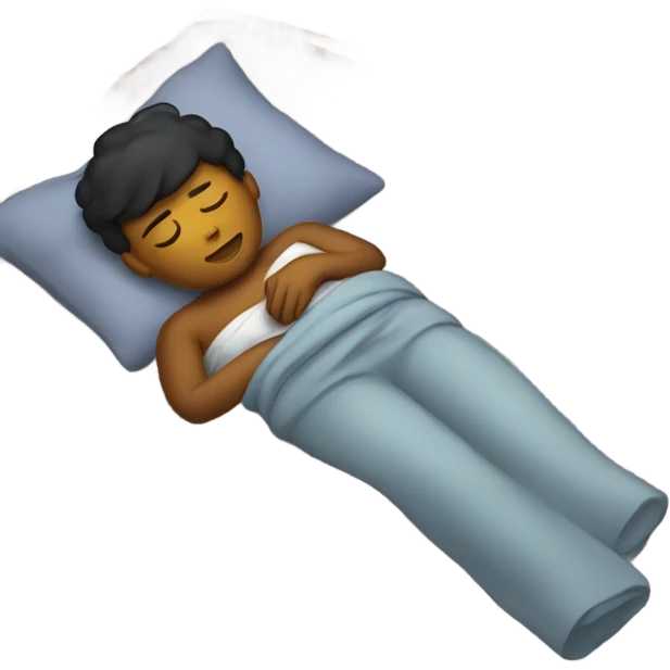 Sleeping in bed emoji