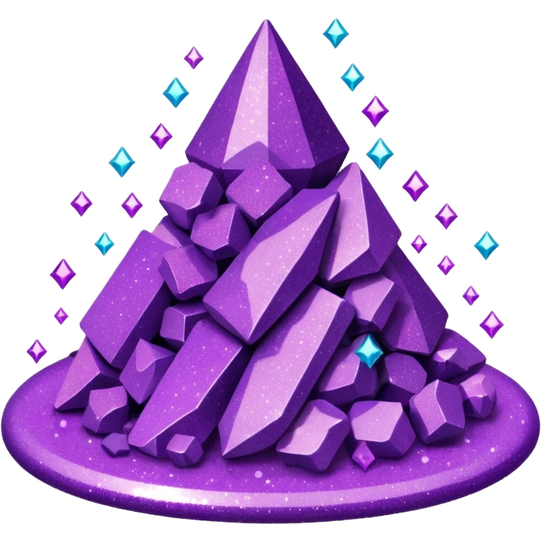 glitter purple hospital emoji