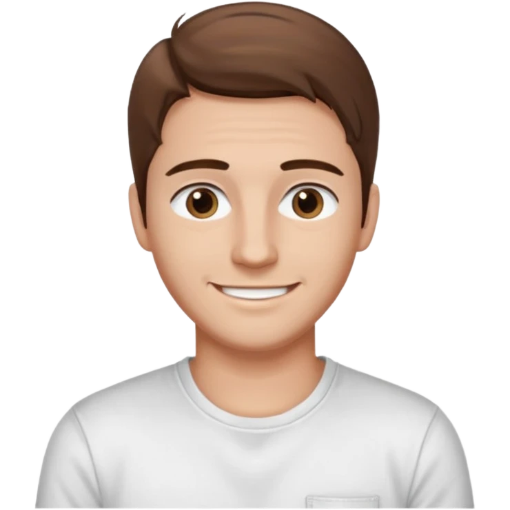 Kjekk mann (lys i huden) som har pynta seg. Har på seg Jeans  og håret skal være  midtskill og fargen på håret er brunt. Litt øyevipper men ikke mye og litt mørke brun. Skal se HOT Å SEXY UT smile mer!!! Ca 20 år gammel. HVIT T-SKJORTE emoji