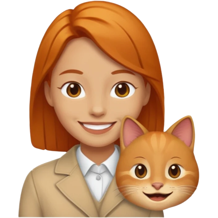 Chat roux emoji