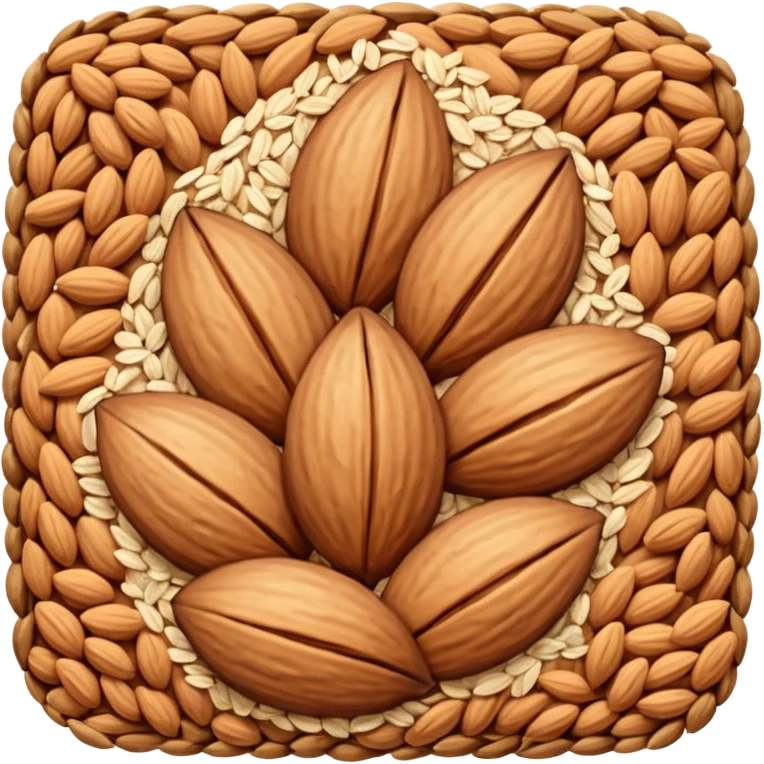 Grain of almond and oats emoji