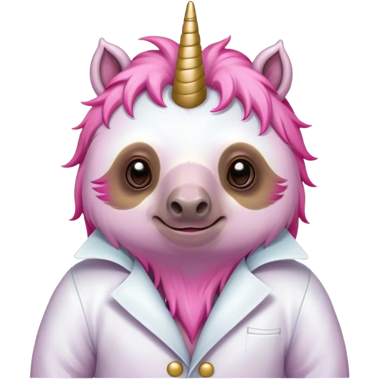 Unicorn sloth￼ emoji