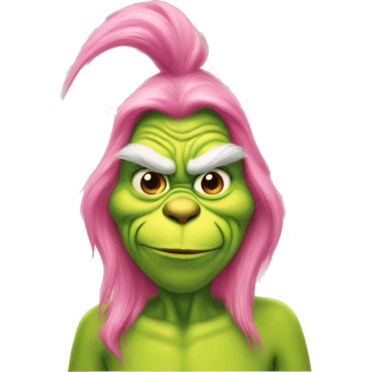 grinch pink emoji