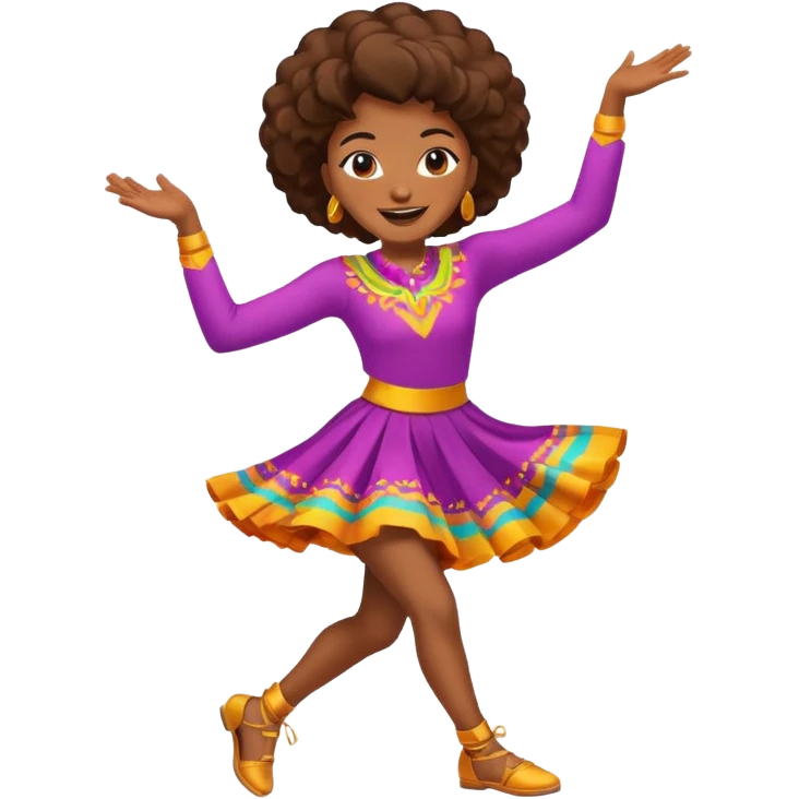 create a person emoji of Barcavibe is the superpower name Brings energy, momentum, and structure more fun and dancing more coloful emoji