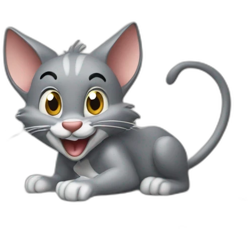 tom et jerry avec une ps4 emoji