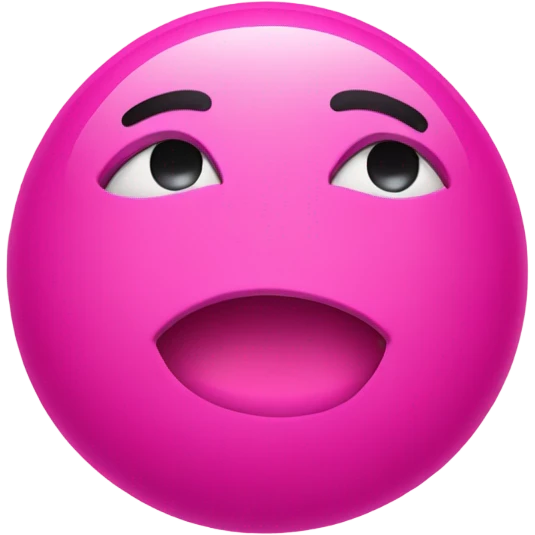 Pink emoji