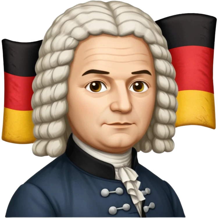 johann sebastian bach german flag emoji