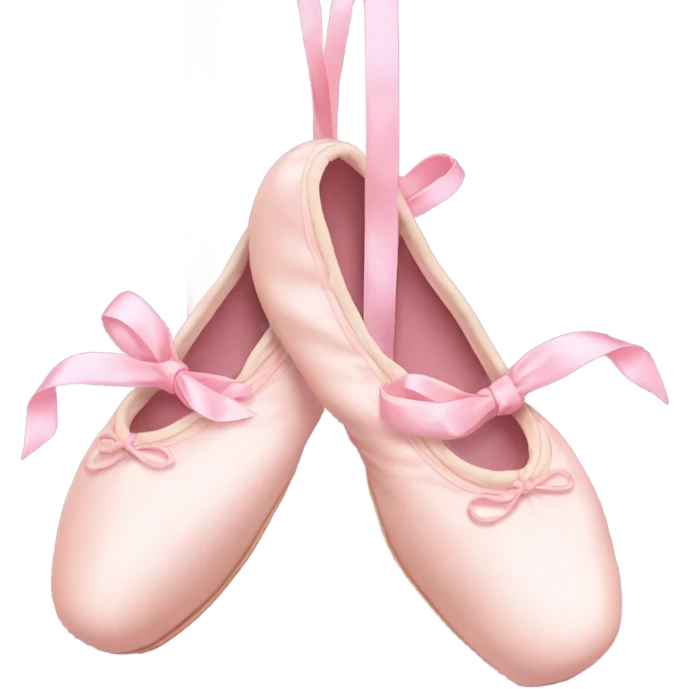 pastel pink ballet shoes emoji