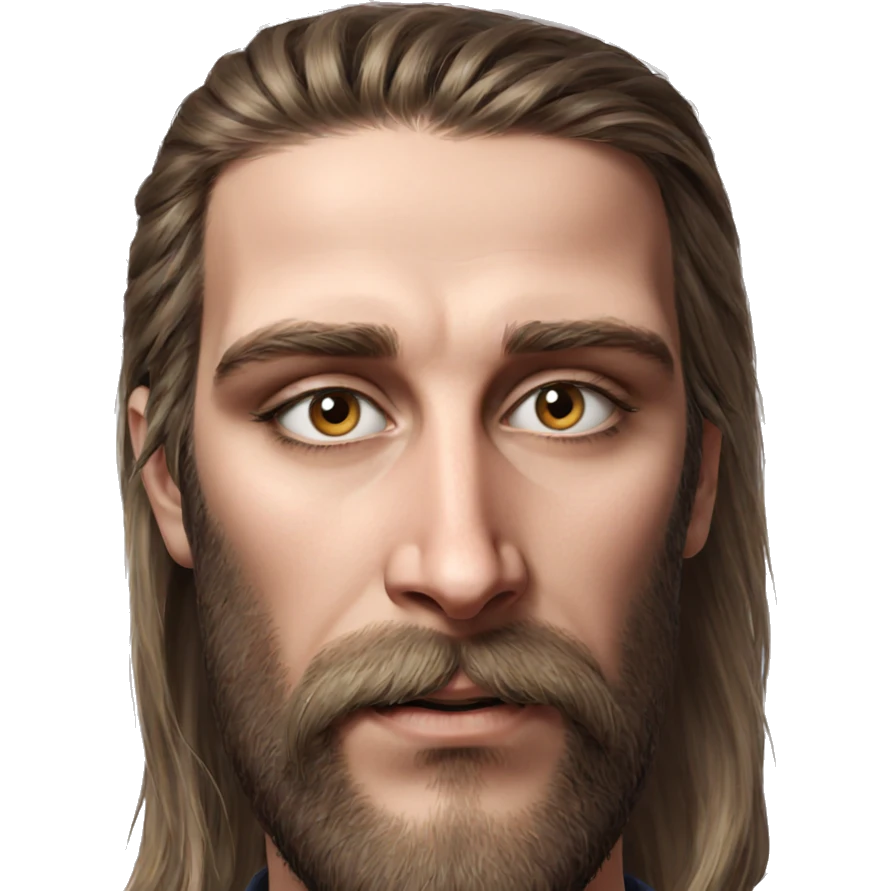 realistic portrait of young man emoji