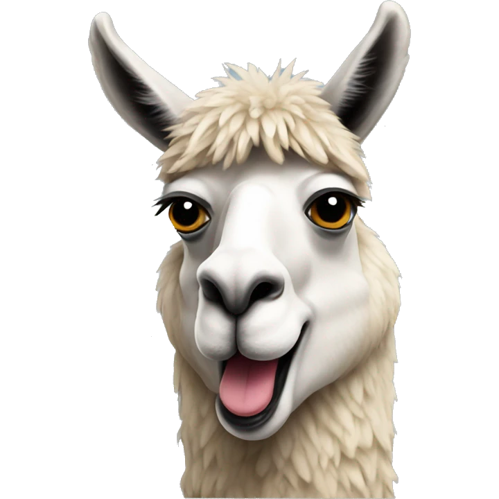 drunk llama emoji