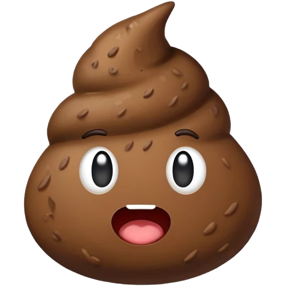 turd falling emoji