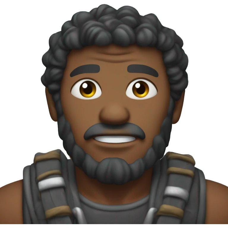 in attacking giants, create a  emoji describe alan 's mood in front of the sea emoji