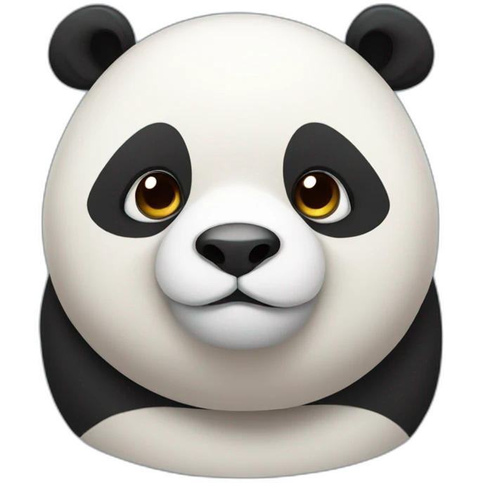 Obese panda emoji