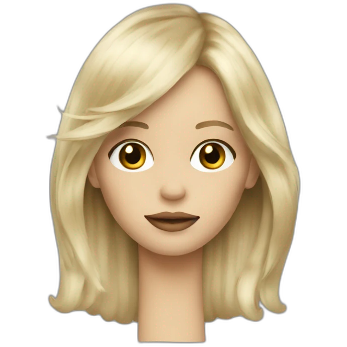 Freja blond hair emoji