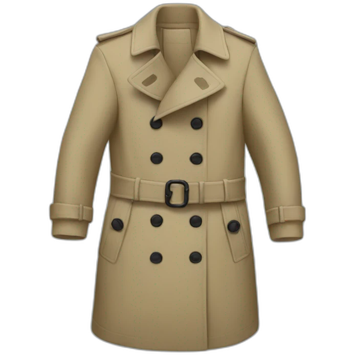 trench coat emoji