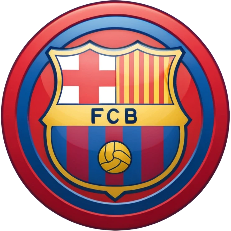 Fc Barcelona logo imoji emoji