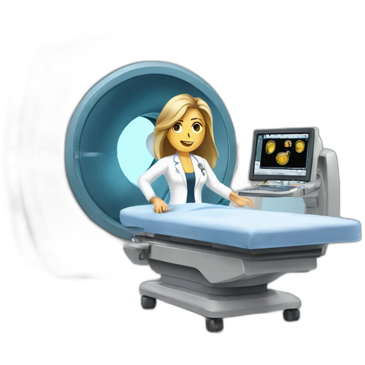 Posh-Radiologist-performing-breast-mri-to-leni-klum emoji