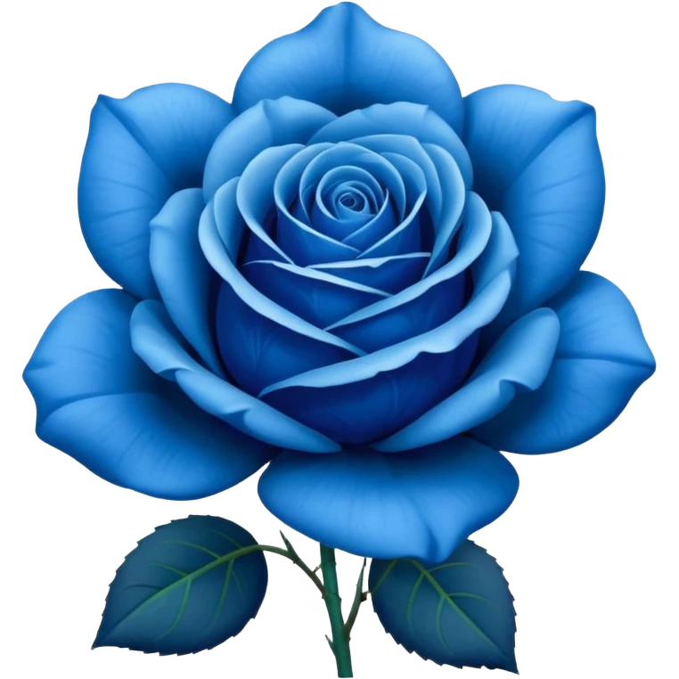 blue rose emoji