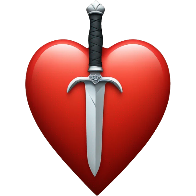Heart with dagger emoji