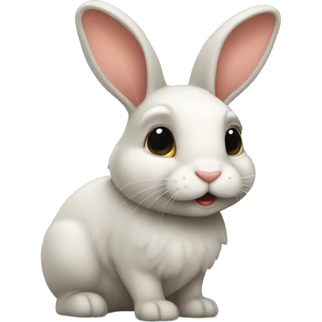 bunny with plus  emoji