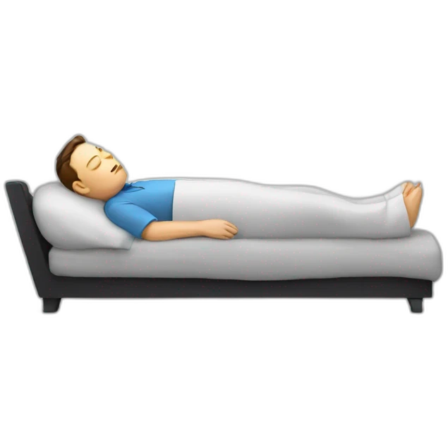 Elon Musk sleeping emoji
