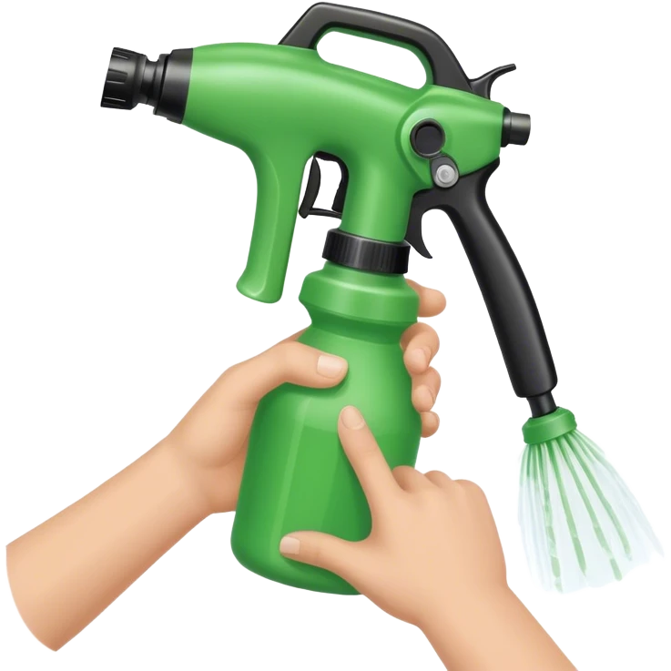 hands sprayer for garden emoji